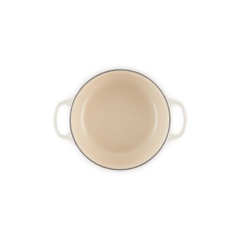 Le Creuset Signature Roaster ümmargune valge 20cm