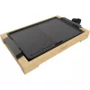 Elektri grill CECOTEC Tasty&Grill 2000 Bamboo Must — mudel 3058, kompaktne lauagrill