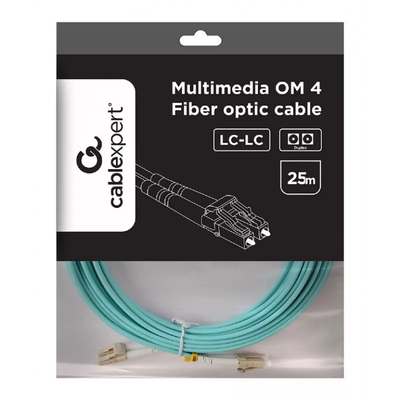 Multimoodne kaabel dupleks OM4 50/125, LC/LC, 25 m