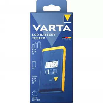 Akutesti Varta 00893 101 111 LCD digitaalne käeshoitav AA AAA 9V nööpelementide jaoks