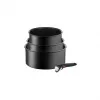 TEFAL Potikomplekt, 4 tk | L7649453 Ingenio Ultimate | 16/18/20 cm | Alumiinium | Must