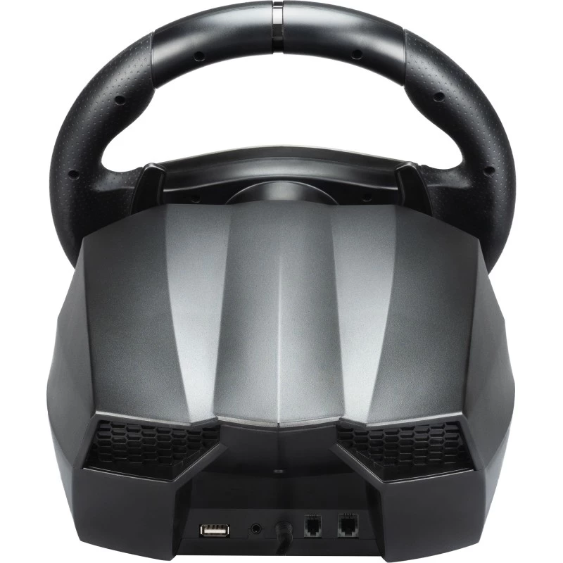Rool + pedaalid Subsonic GS850-X Must 270° pöörlemine USB