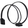 SATA-kaabel Silverstone CP11 0,3 m Must