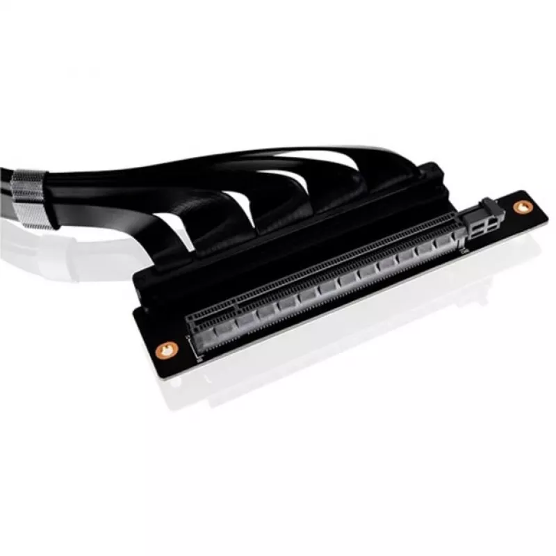 Thermaltake PCI-E 4.0 topelt 90-kraadine riser-kaabel, 40 cm, must