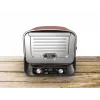 Ninja OO101EU välisgrill/barbeküü Elektriline + Söegrill Must, Punane, Hõbedane 2400 W