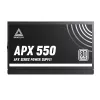Montech APX550 toiteplokk 550 W 20+4 pin ATX ATX Must