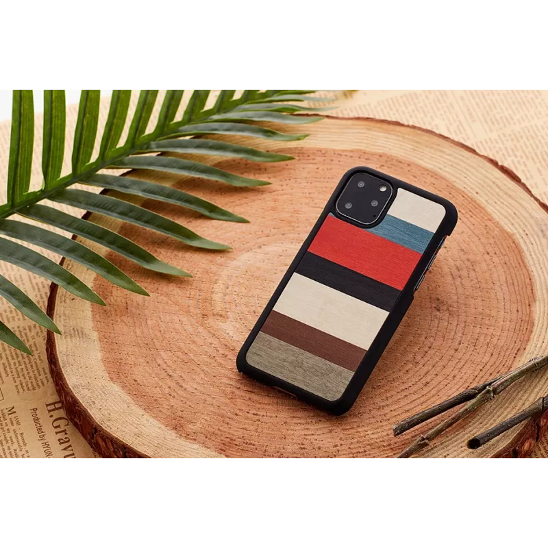 man and wood nutikorp iPhone 11 Pro Max — Corallina Must kaitseümbris