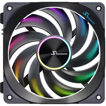 Ventilaator Seasonic MagFlow ARGB 12 cm 2000 RPM Must
