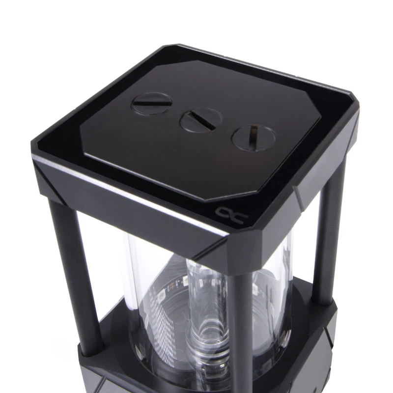 Vesiblokk Alphacool 13327 atsetaalalumiinium must läbipaistev 5V RGB