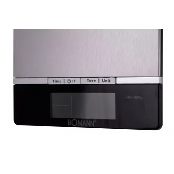 Bomann KW 1421 CB - LCD - must - roostevaba teras - 160 x 230 x 18 mm - 18 mm - AAA - roostevaba teras (614211)