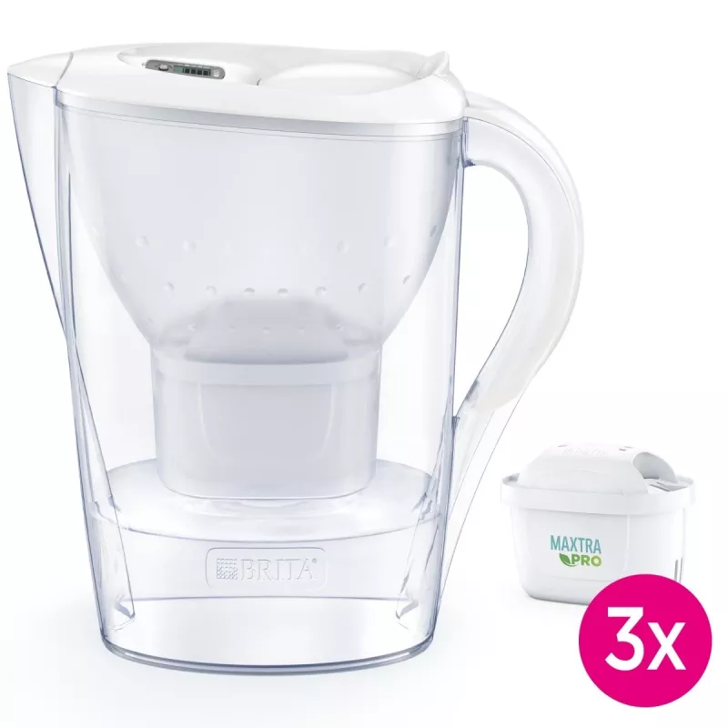 Brita Marella+3 kassetiga PRO Valge 2.4 Valge