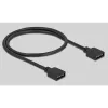 Delock - RGB LED valgusjaotur - 10 porti - Must (64128)