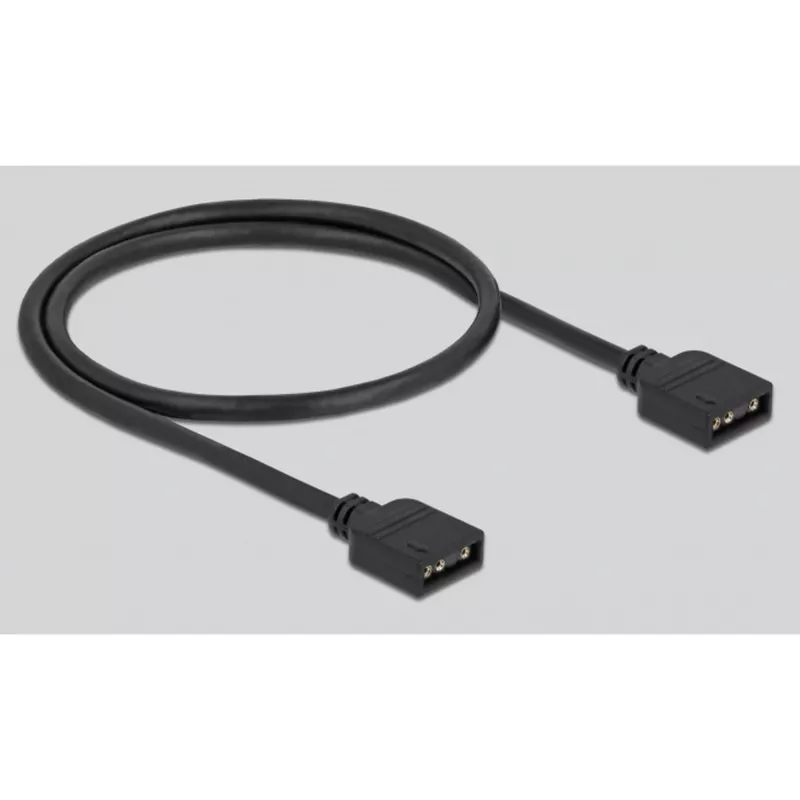 Delock - RGB LED valgusjaotur - 10 porti - Must (64128)