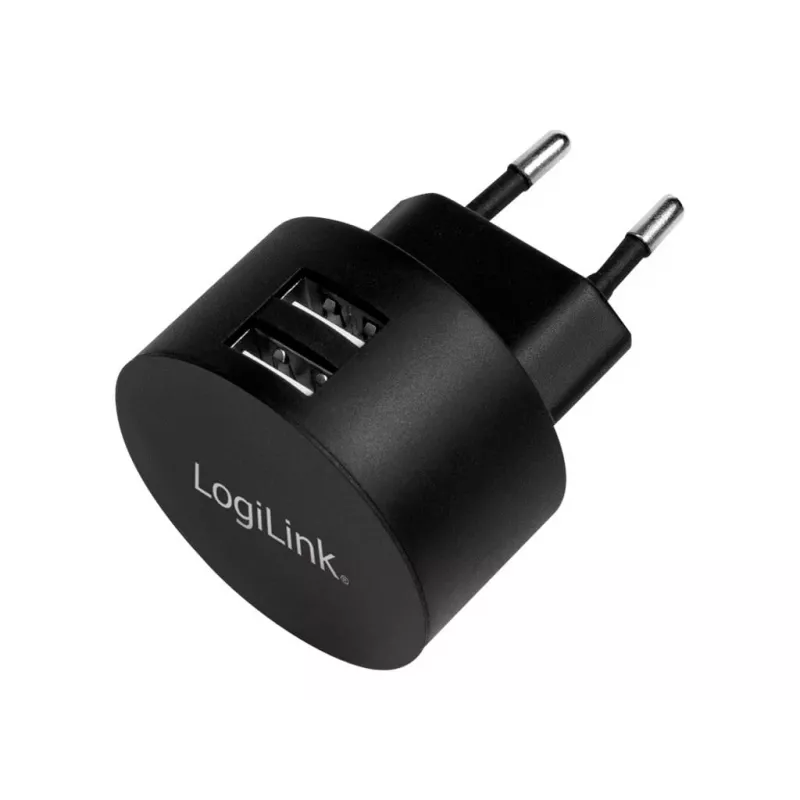 USB pistikupesa adapter LogiLink PA0218 2x USB-port kiirlaadimiseks 10,5W