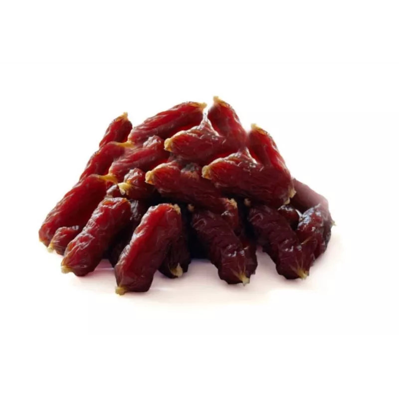Koerte maiused Hilton Soft Sausages with Beef 500 g — hambahoolduslikud treeningmaiused, valk 33%, rasv 4%