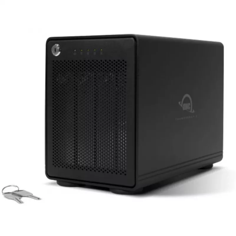 ThunderBay 4 - RAID 5 (schwarz, 4-Bay Storage Enclosure mit Dual Thunderbolt 3 Ports)