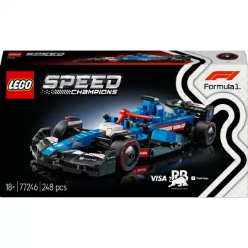 LEGO Speed Champions F1 võidusõiduauto ehituskomplekt 77246 — 248 detaili, 1 minifiguur, vanusele 10+