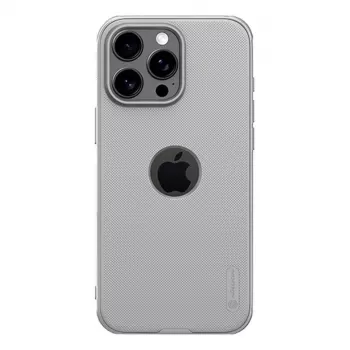 Kaitsev telefonikott Nillkin Super Frosted Shield Pro iPhone 16 Pro, hall, jäik õhuke ümbris