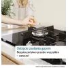 Sisseehitatav gaasipliit Bosch Serie 2 POP6B6K30 60 cm, 4 gaasitsooni, must klaaskeraamika, pöördnupud