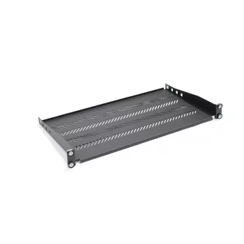 DIGITUS riiul 1U fikseeritud, 250 mm sügavus, 19-tolliste riiulite jaoks, 15 kg kandevõime