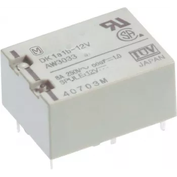 Panasonic PCB relee 5 V/DC 10 A 1 tavaliselt avatud kontakt DK1A-5V-F 1 tk (DK1A-5V-F)