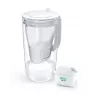 Veefiltrikann BRITA Glass+1 Maxtra Pro hall, 2,4 L kogumaht / 1,5 L filtreeritud, Maxtra Pro PP filter
