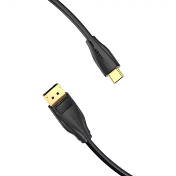 Vention USB-C to DisplayPort 8K kaabel 2 m, USB USB-C to DP, Must
