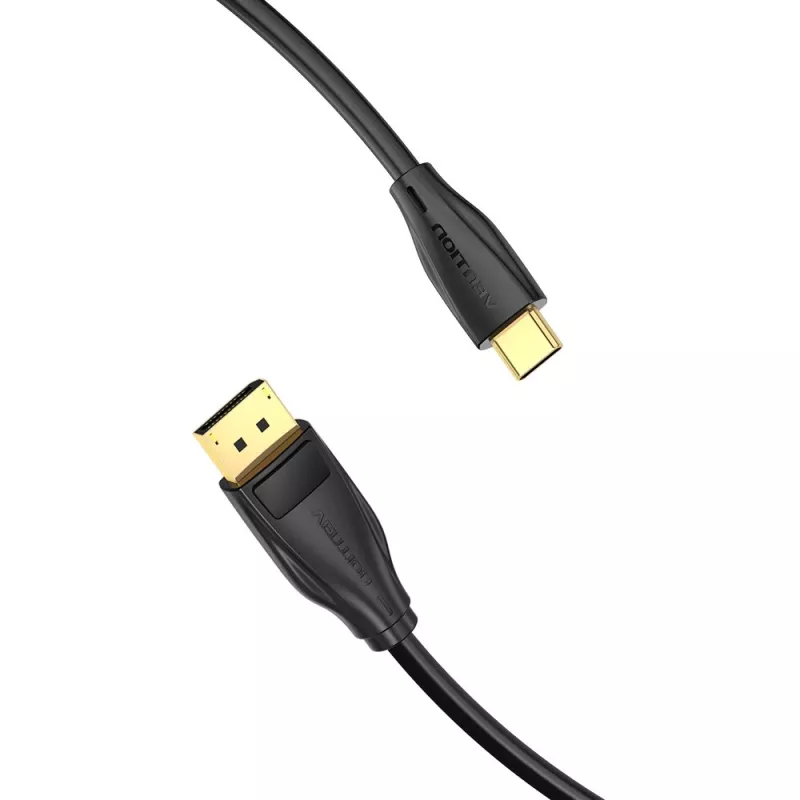Vention USB-C to DisplayPort 8K kaabel 2 m, USB USB-C to DP, Must