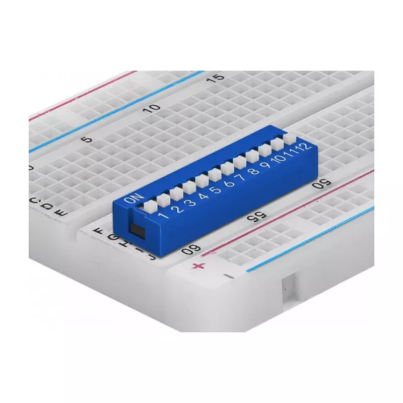 DIP-lüliti PCB-le DELOCK 66388, sinine plastik, 10 tk, 31,9×9,9×5,5 mm