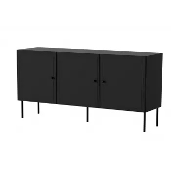 Cama 3D kummut PALAZZO BIS 151x40x75 matt must