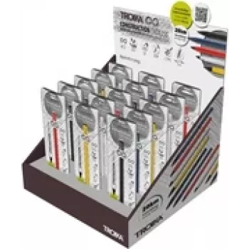 Counter display TROIKA Construction Endless Multitasking pliiatsid 15 tk sortimendis
