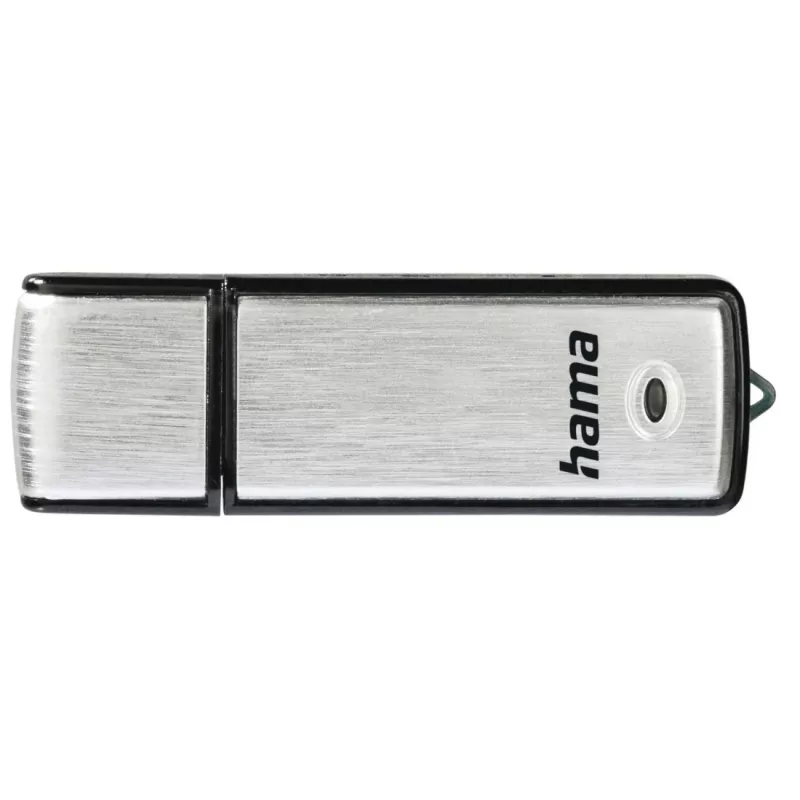Hama Fancy USB-mälupulk 64 GB USB Type-A 2.0 Must, Hõbedane
