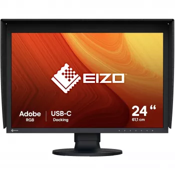 EIZO ColorEdge CG2400S arvutimonitor 61,2 cm (24,1 tolli) 1920 x 1200 pikslit WUXGA LCD must