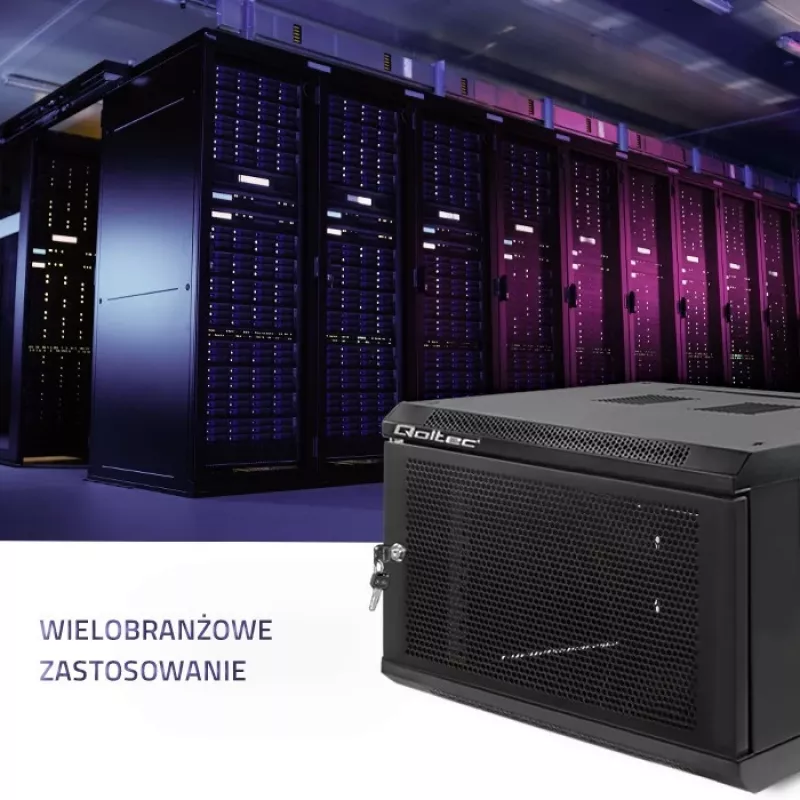 Qoltec - rack - 6U