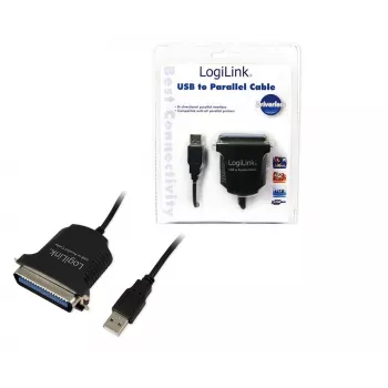 LogiLink AU0003C kaabli soovahetaja USB 2.0 A IEEE1248 must