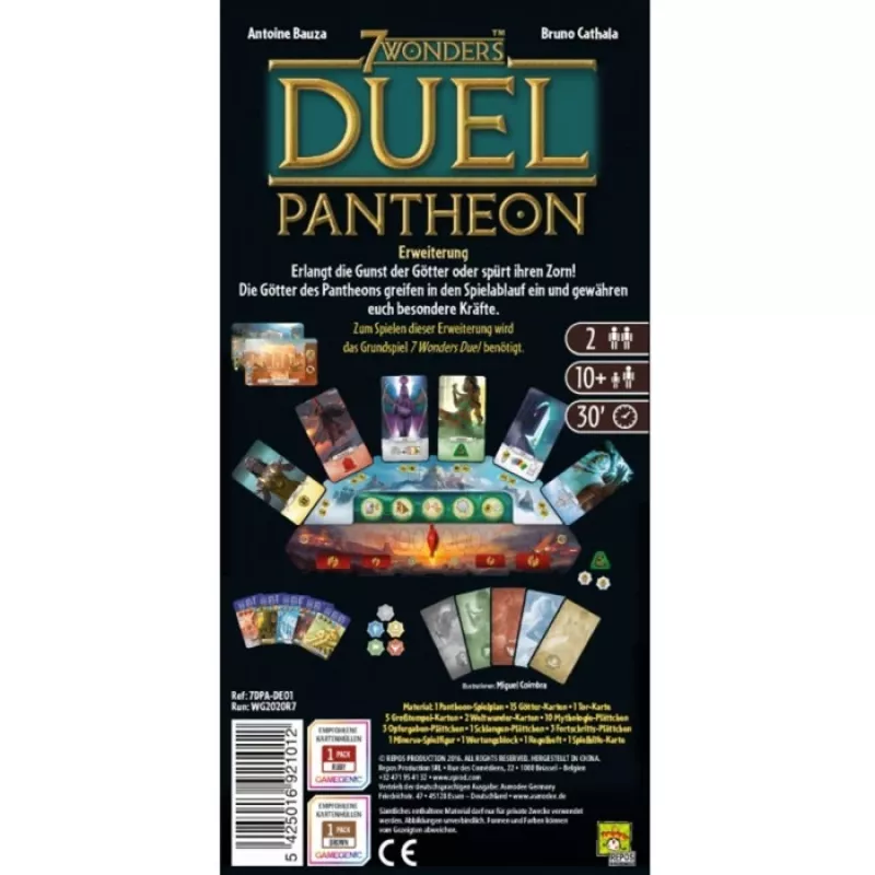 7 Wonders Duel - Pantheon, lauamängu laiendus
