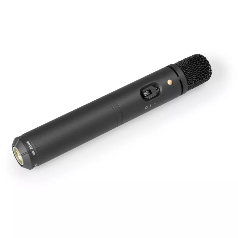 RØDE M3 mikrofon, must, lava-/esinemismikrofon
