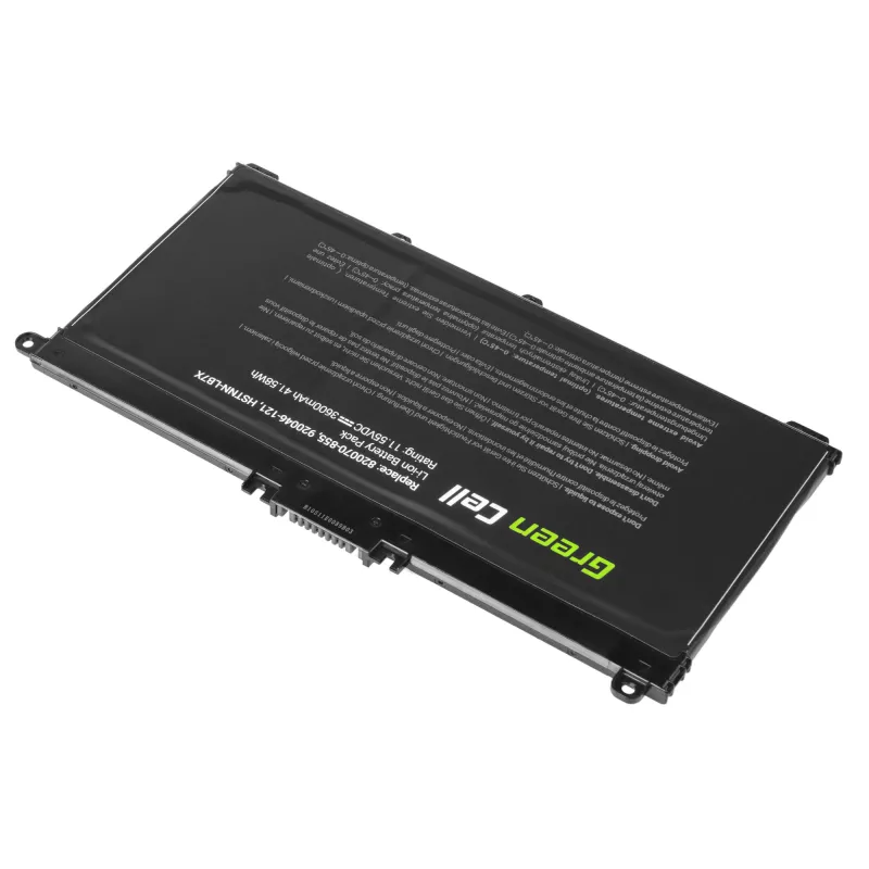 Aku roheline Cell HP145 HP Pavilionile (LiPo 3600 mAh, 11,55 V, must)