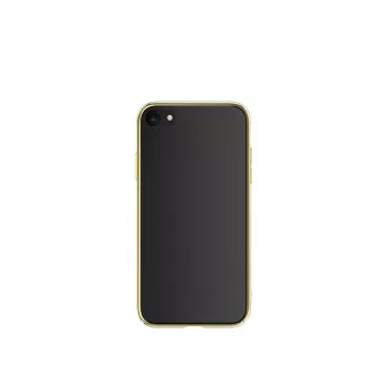 Kaitsev telefonikott Devia Glimmer seeria iPhone SE2-le, kuldne, kõva polükarbonaadist tagakülg