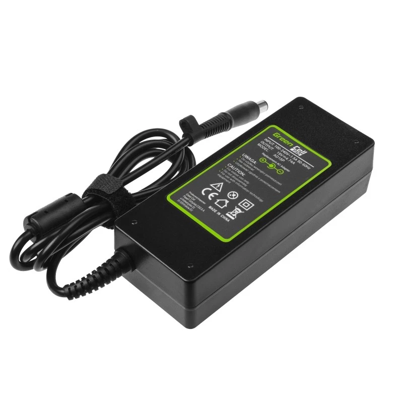 Toiteadapter roheline Cell AD15P 90W HP sülearvutitele, 19V 4.74A, vahelduvvoolust alalisvooluks, siseruumidesse, 1,2m kaabel, must