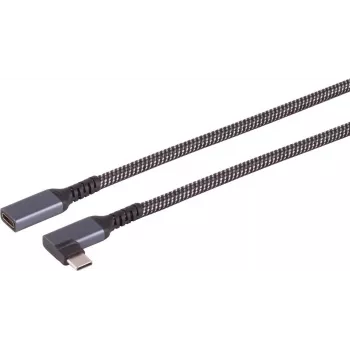 S/CONN maximum connectivity S-Conn 14-74013 USB-kaabel 3.2 Gen 2 3.1 2 C Must - Valge - Kaabel - Digitaalne/andmeedastus