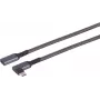 S/CONN maximum connectivity S-Conn 14-74013 USB-kaabel 3.2 Gen 2 3.1 2 C Must - Valge - Kaabel - Digitaalne/andmeedastus