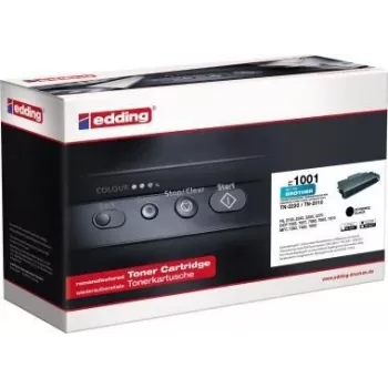 eddingi tooner EDD-1001 must, ühildub Brother TN-2220-ga