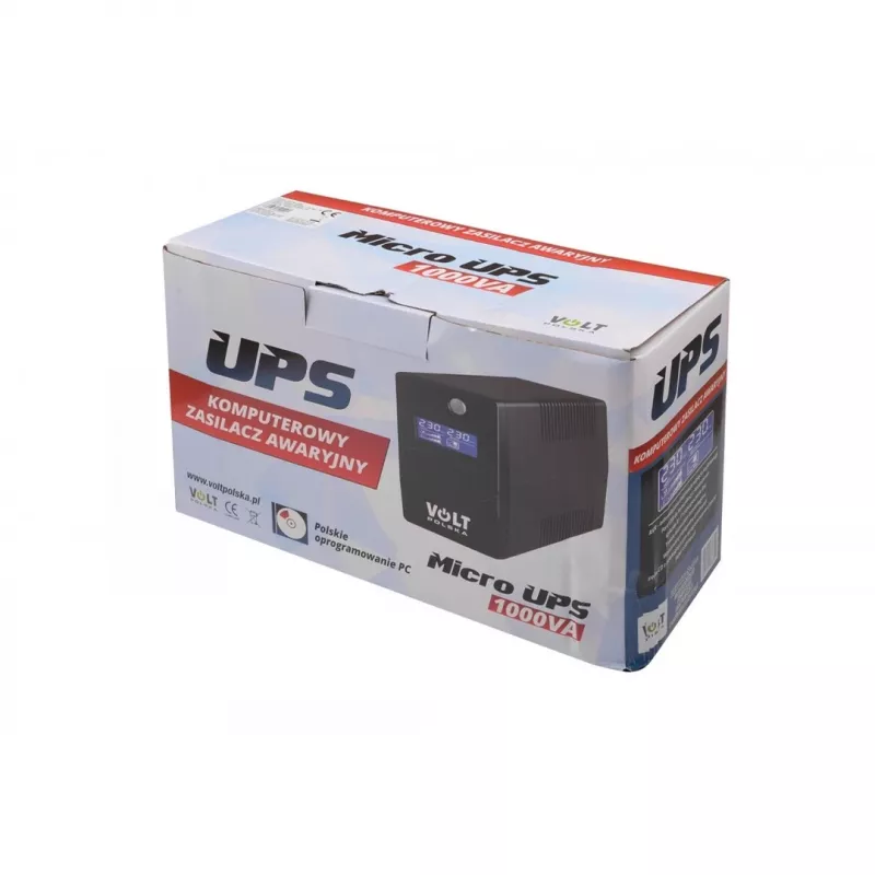 UPS KATKEMATU TOITEALLIKAS VOLT POLSKA MICRO 1000VA 600W 1x9ah