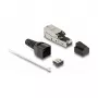 DeLOCK RJ45 pistik LSA-le Cat.6A tööriistavaba tõmbetõkestusega