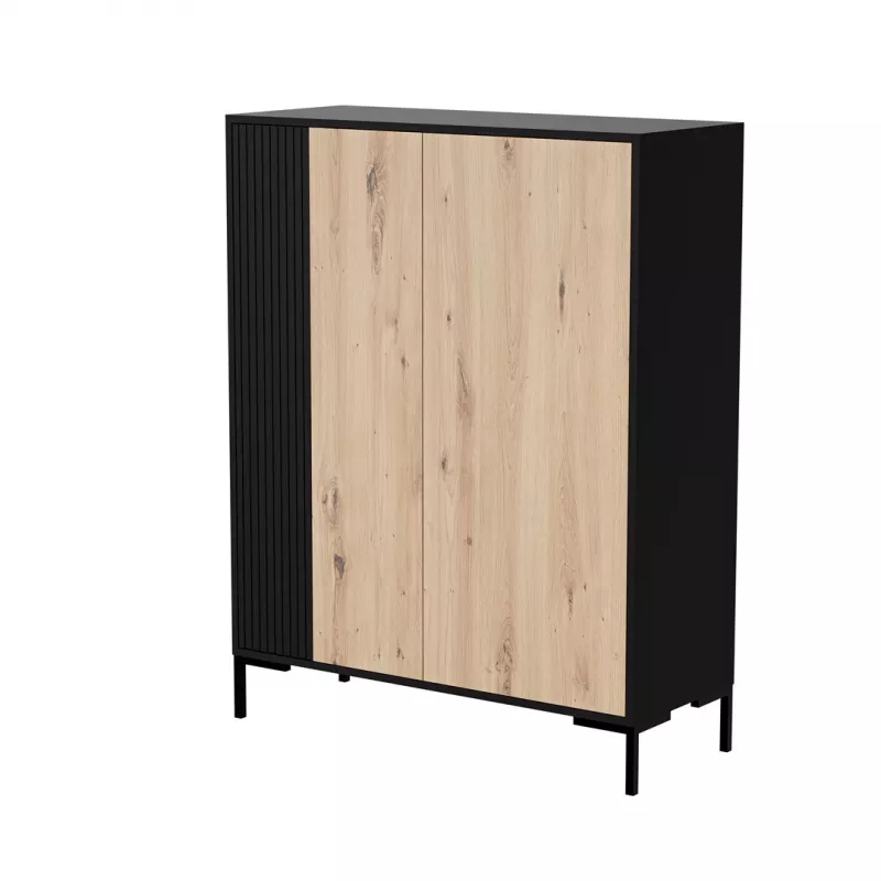 Cama MERCI kummut 100 x 40 x 129 cm must/artisan tamm