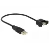 USB-kaabel DeLOCK 85462 USB 2.0 0,25 m must