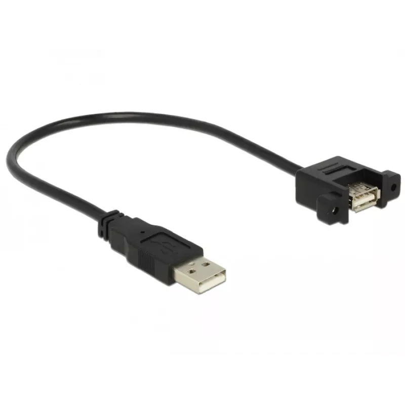 USB-kaabel DeLOCK 85462 USB 2.0 0,25 m must