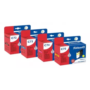 Pelikan Tinte fuer Canon PGI2500 BKCMY Gelb 4950680