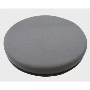 Pöördpadi SUNDO 46820 kaasaskantav ergonoomiline ümar istumispadi, vahtpolümeer, Ø400 mm, kõrgus 50 mm, max koormus 80 kg, hall